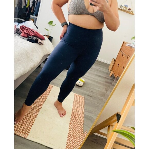 Outdoor Voices Super High-waist Navy Blue Core Leggings Sz US 10/12 - Picture 3 of 9